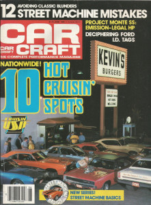 CAR CRAFT 1985 JUNE - HURST/OLDS, SVO, MONTE SS, 455HO